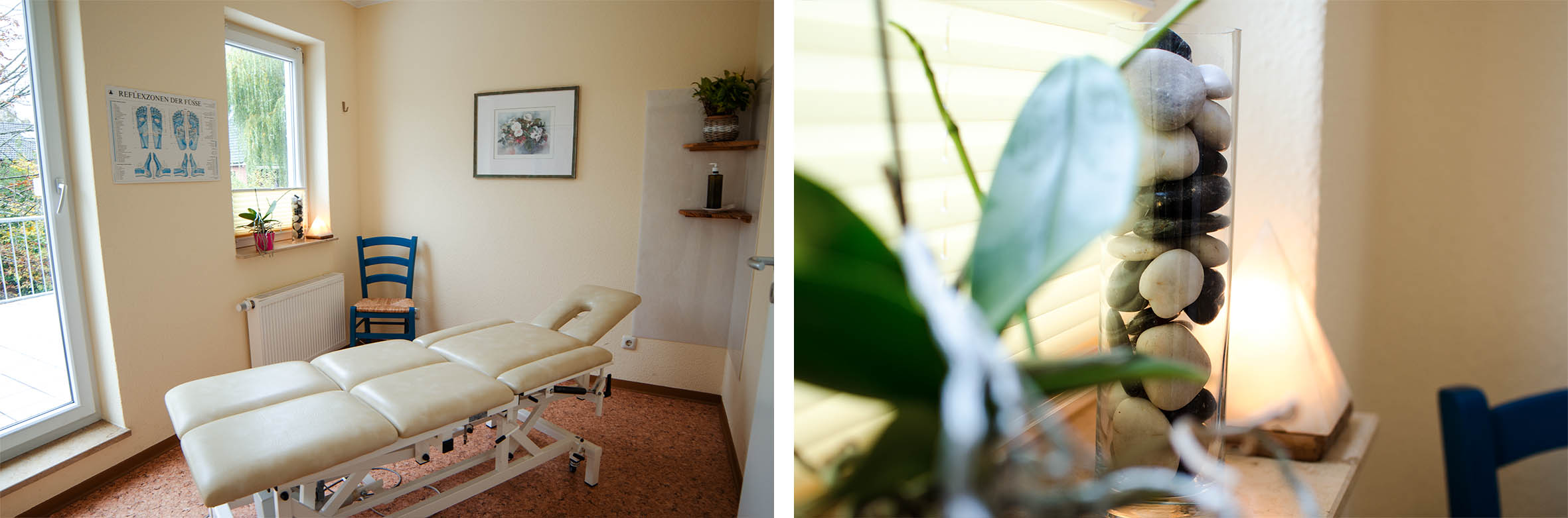 Behandlungszimmer im Therapiehaus Panta rhei